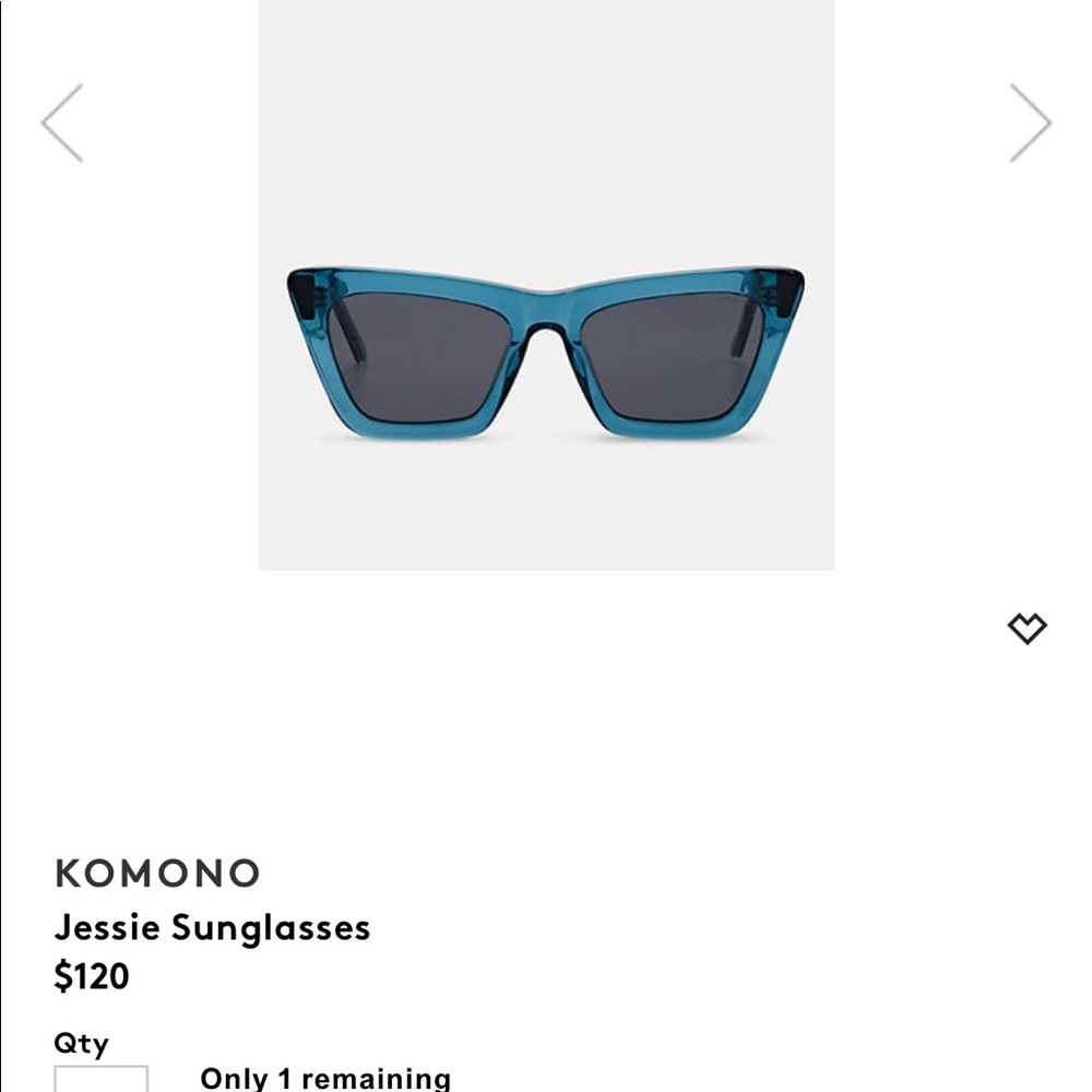 Komono's square cat-eye Jessie sunglasses